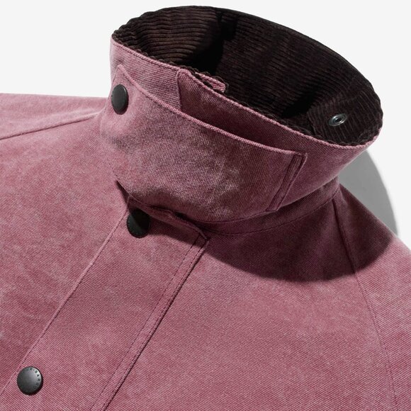 New Noah x Barbour Cotton Bedale Jacket in Pomegranate - Picture 10 of 10